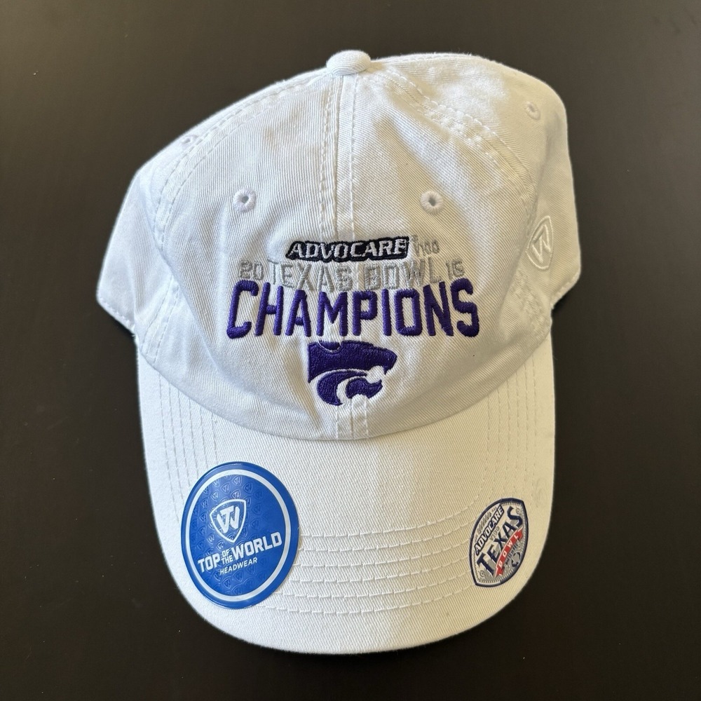 2015 Advocare‎ Texas Bowl Champions Hat Football Strapback Top Of The World